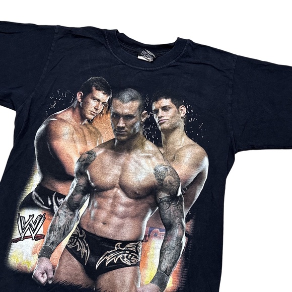 Vintage Y2K WWE Legacy Cody Rhodes Randy Orton RAW 2009 T Shirt Mens Medium - Picture 3 of 9